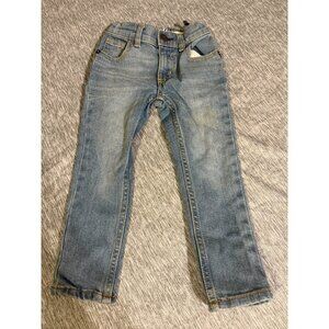 Oshkosh Skinny Jeans Girls Size 3T elastic Adjustable Waist Light color Stretch